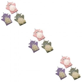 FOMIYES 9 Pièces Serviette De Bain Singe Mitaine Épurateur Gants De Douche Gants De Bain Serviettes De Bain Mitaines Accessoi