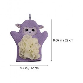 FOMIYES 9 Pièces Serviette De Bain Singe Mitaine Épurateur Gants De Douche Gants De Bain Serviettes De Bain Mitaines Accessoi