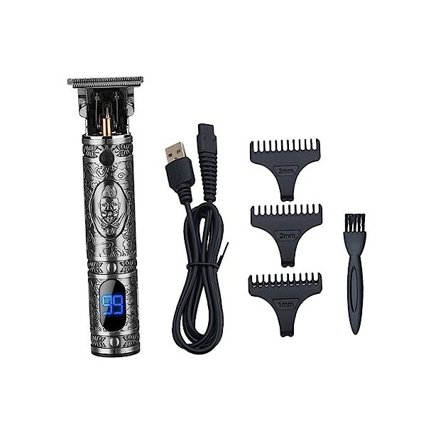 minkissy 1 Ensemble Spécial Tondeuses À Découper Détail Barbe Rasoir 0Mm Tondeuses Hommes Électrique Push Cisaillement Homme 