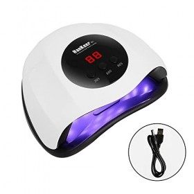 HanKeer HanKeer Lot de 10 lampes à ongles UV LED 48 W 24 lampes pour vernis à ongles gel avec kit doutils de manucure