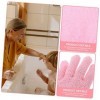 minkissy Lot de 70 gants de bain à cinq doigts - Gants de massage en coton éponge de nettoyage - Serviettes de bain - Gants d