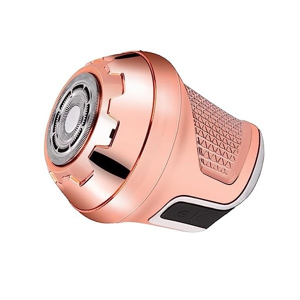 Tondeuse à Cheveux à Lame à Double Anneau, Chargement USB Longue Durée pour les Voyages en Famille Gris argent 