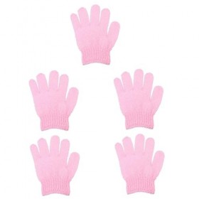 50 Pièces Gants De Bain À Cinq Doigts Serviettes Serviettes Gants En Nylon Gants De Douche Autobronzant Gant De Bronzage Gant