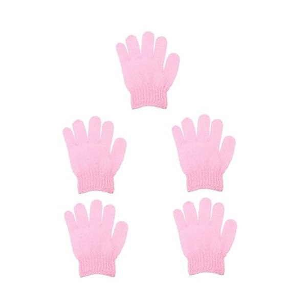 50 Pièces Gants De Bain À Cinq Doigts Serviettes Serviettes Gants En Nylon Gants De Douche Autobronzant Gant De Bronzage Gant