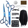 Thinning Barber Hair Scissors Hair Cutting Scissors Thinning Shears Kit Stainless Steel Barber Scissors Set