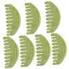 minkissy 7 Pièces Peigne De Massage Outil De Massage Pour Le Corps Peigne De Soin Du Cuir Chevelu Peigne Gua Sha Gratte-tête 