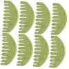 minkissy 7 Pièces Peigne De Massage Outil De Massage Pour Le Corps Peigne De Soin Du Cuir Chevelu Peigne Gua Sha Gratte-tête 