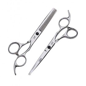 leybold Ensemble De Ciseaux De Coiffure en Acier Inoxydable De 6,0 Pouces De Ciseaux De Coiffure en Acier Inoxydable, De Cise