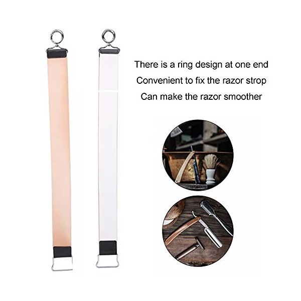 Cuir de rasoir Strop, accessoire de rasoir en cuir de vachette de haute qualité pour un usage domestique pour un salon de coi