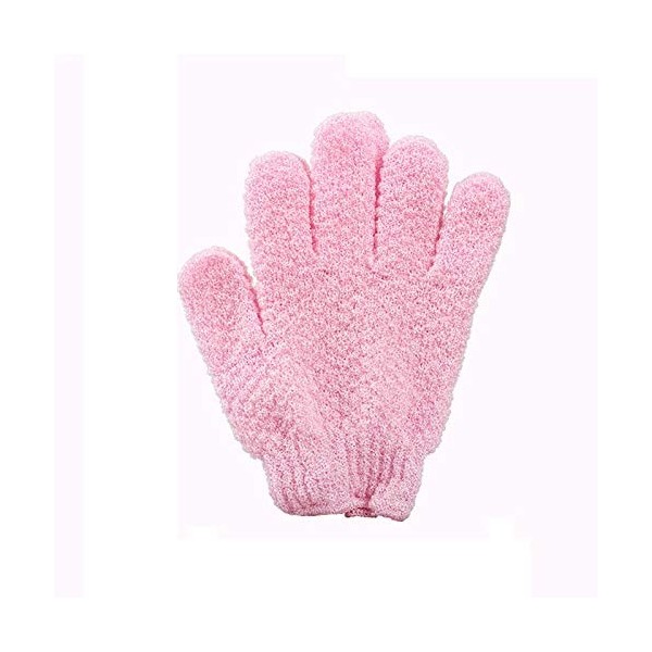 NYKK Bath Loofahs Gants Pratique récurage à Cinq Doigts de ménage Bain Scrubbing Retour Exfoliant Serviette de Bain Gommages 