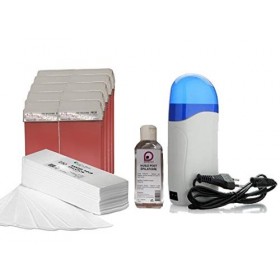Kit EPILATION PRO | 1 Chauffe Cartouche de cire | + Cartouches de cire à épiler | +Bandes dépilation | +1 Huile Post Épilato