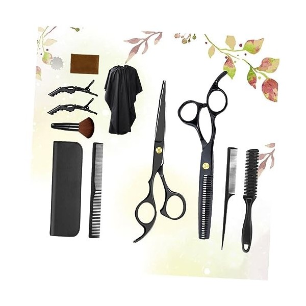 minkissy 1 Ensemble De Ciseaux De Coiffure Tondeuses À Cheveux Kits De Ciseaux De Coiffure Pour Barbier Kit De Ciseaux De Cou