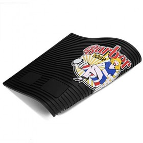 Tapis de Coiffure pour Salon de beauté, Tapis de Barbier, Ciseaux de Coiffure Flexibles, Tapis de Coiffure en Cuir PU Antidér