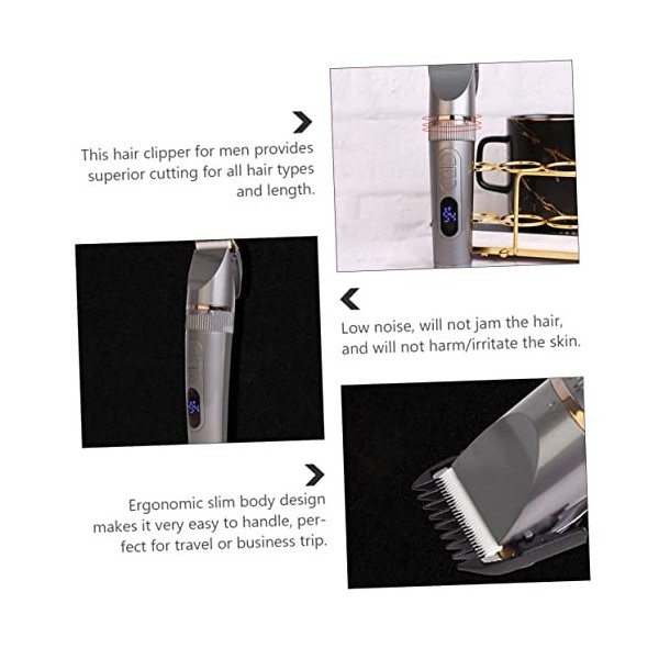 Beavorty 1 Set Hair Clipper Rechargeable Tondeuses Pour Hommes Hommes Rasoirs Pour Le Rasage Hommes Tondeuses Hommes Tondeuse