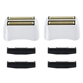 Lot de 2 grilles et lames de rechange Pro Shaver compatibles avec le rasoir Andis 17150 TS-1 Remplacement ProFoil Lithium