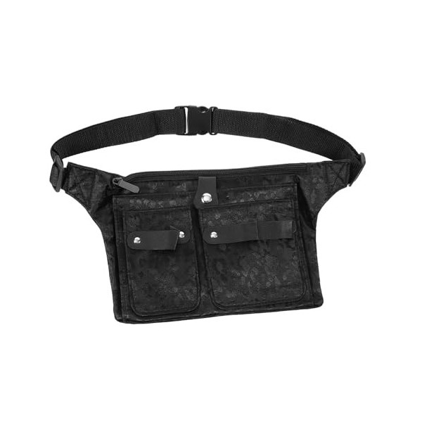 minkissy 2 Pièces Ciseaux Fanny Pack Cheveux Ciseaux Barber Sac Coiffeur Styliste Ciseaux Cas Professionnel Tondeuses Pour Ba