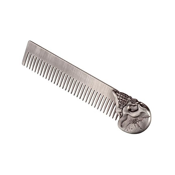 FRCOLOR 5 Pièces Peigne À Huile De Barbe Peigne Portefeuille Moustache Barbe Courte Peigne De Coiffure Pour Hommes Décoration