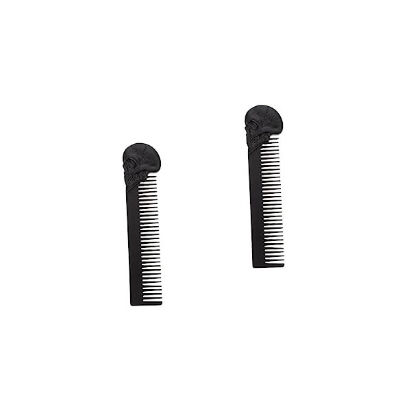 FRCOLOR 5 Pièces Peigne À Huile De Barbe Peigne Portefeuille Moustache Barbe Courte Peigne De Coiffure Pour Hommes Décoration