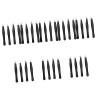 FOMIYES Kits Dongles 28 Pcs Mini Kit De Spa Pince À Sourcils Pince À Épiler En Acier Inoxydable Pince À Sourcils Fournitures