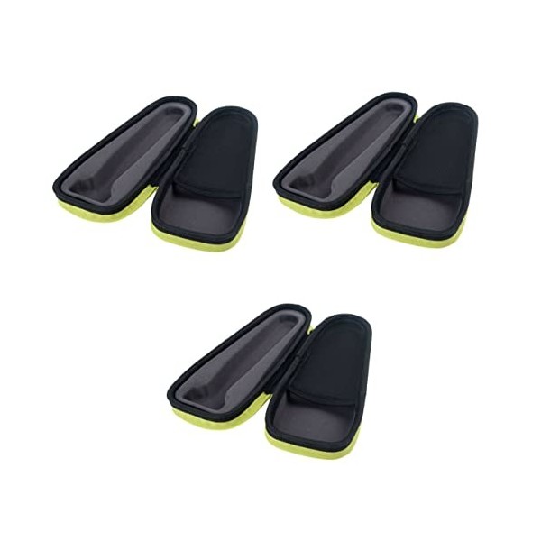 FRCOLOR 3Pcs Étui De Rasoir De Voyage Hommes Rasoir Hommes Rasoirs Hommes Rasoirs Pour Le Rasage Étui Rigide De Rasoir Électr