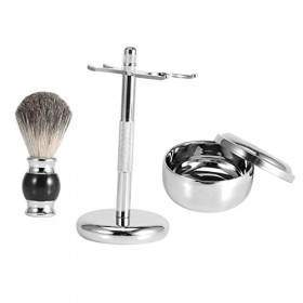 Kit Doutils de Rasage, Support de Support Doutil de Rasage Professionnel pour Hommes, Brosse à Cheveux en Alliage, Tasse, B