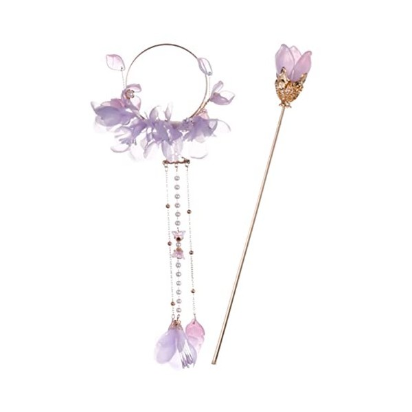 LALAFINA 4 Ensembles Épingle à Cheveux Pompon Fleur Classique Pinces à Cheveux Fleurs Pour Femmes Épingle à Cheveux Femmes Pi