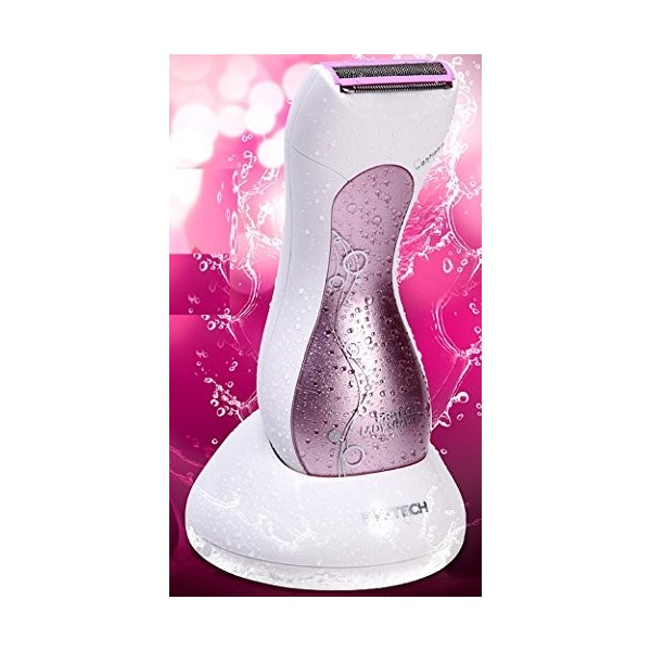 PRITECH Rasoir Électrique Etanche Femme Rechargeable Violet LD-9987-VIOLET