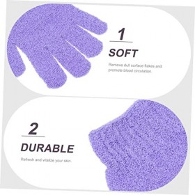 FOMIYES 60 Pièces Gants De Bain À Cinq Doigts Serviettes De Bain Gants Pour Le Nettoyage Gants De Protection Solaire Gants Ex