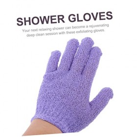 Beavorty 60 Pièces Gants De Bain À Cinq Doigts Serviettes De Bain Éponge De Gommage Du Corps Gant De Bain Coréen Douche Gants