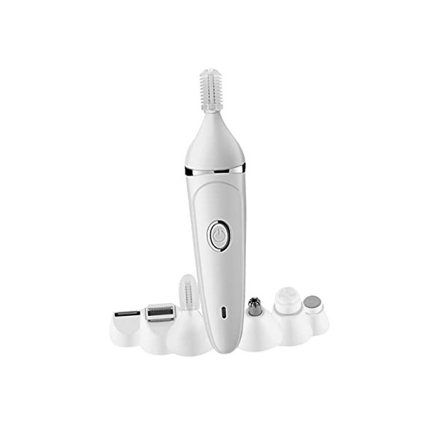 FOMIYES 1 Set Dissolvant Multifonction Portable Aisselle Électrique Enlèvement pour Épiler Lèvres des Aisselles Outil USB Ras