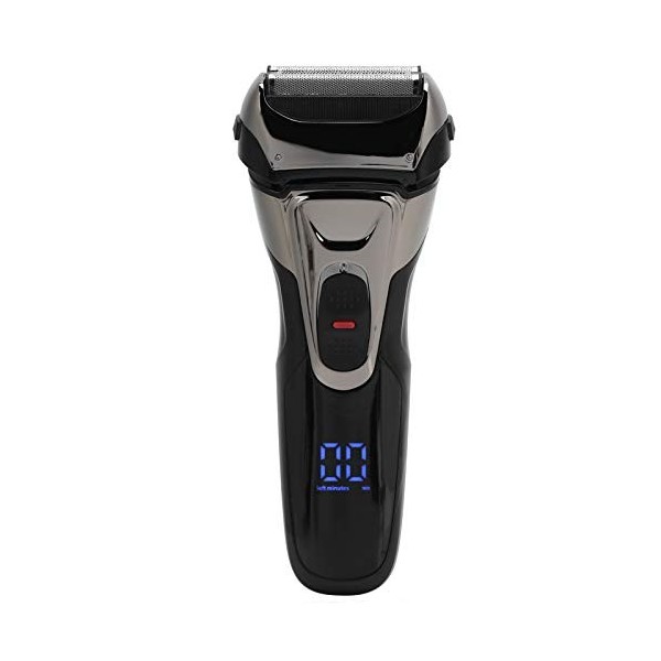 Rasoir électrique pour hommes - Rasoir électrique rechargeable étanche pour rasage et toilettage de la barbe des hommes, raso