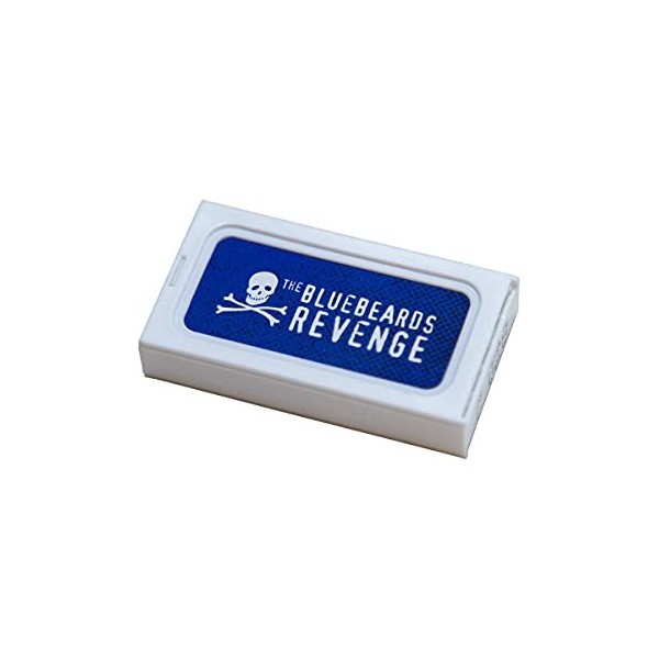 The Bluebeards Revenge, Stainless Steel Double Edge Razor Blades For Safety Razors, Pack of 100