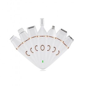 minkissy Coupe-Cheveux Machine DÉpilation Tondeuse Épilateur Miss Cils Corps Blanc