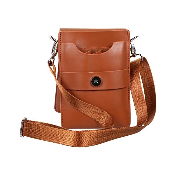 POPETPOP Ciseaux Fanny Pack Cheveux Ciseaux Pochette Barber Taille Sac Porte-Outil De Salon Sac À Bandoulière En Peau De Vach