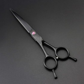 right- 7 Pouces Professionnel De Coiffure Ciseaux De Coupe Ciseaux De Coiffure Animal Noir Style gift