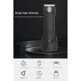 Ynnweft Tondeuse électrique pour le corps Rasoir à barbe Rasoir LED pour homme Tondeuse à cheveux