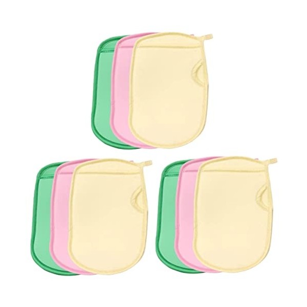 FRCOLOR Serviette De Bain Laveur De Bain 15 Pièces Gants De Nettoyage Mitaines Pour Enfants Gant De Bain Gommage Indolore Pva