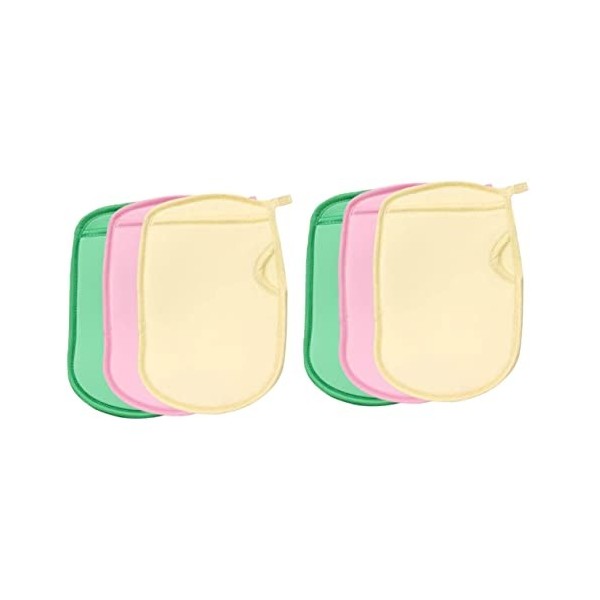 FRCOLOR Serviette De Bain Laveur De Bain 15 Pièces Gants De Nettoyage Mitaines Pour Enfants Gant De Bain Gommage Indolore Pva