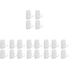 Housoutil 20 Pièces Crochet À Cintre Mural Muraux Utilitaires Pour Rasoir En Plastique Crochet Mural Pour Rasoir Support De R