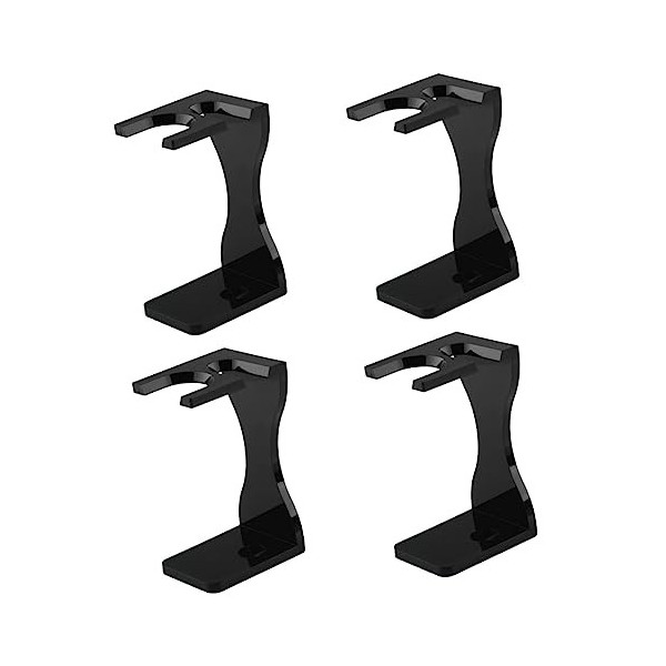 minkissy 5 Pièces Porte-Brosse À Barbe Rasoir Pour Hommes Présentoir De Table Lame De Rasoir En Plastique Blaireau Stockage C