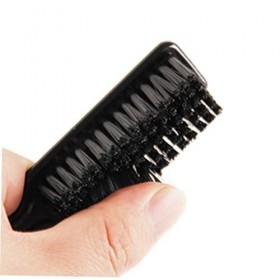 3 pcs Cheveux Nettoyage Couleur Aléatoire Kit Moustache Toilettage for Barbe Brosse Salon Soins Poils Peigne Régulier Sanglie