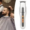 Kit Tondeuse Cheveux Electrique Rechargeable 8 en 1 IPX7 Étanche EU Plug 220‑240V Tondeuse Nez Salon pour Homme