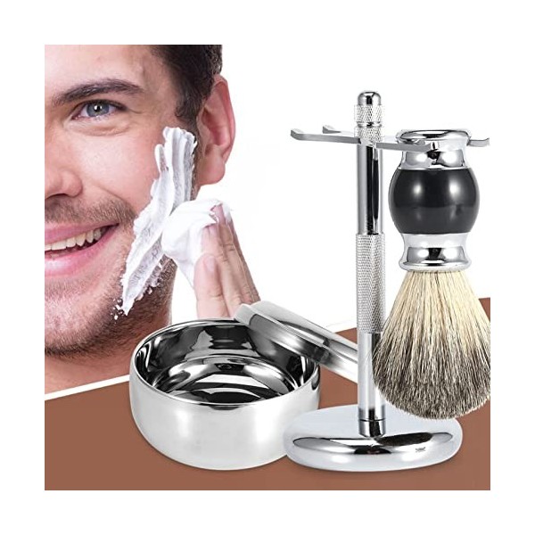 Support de brosse et de rasage, support de rasoir et de brosse Kit de rasage pour homme pour homme pour maison hôtel pour hom