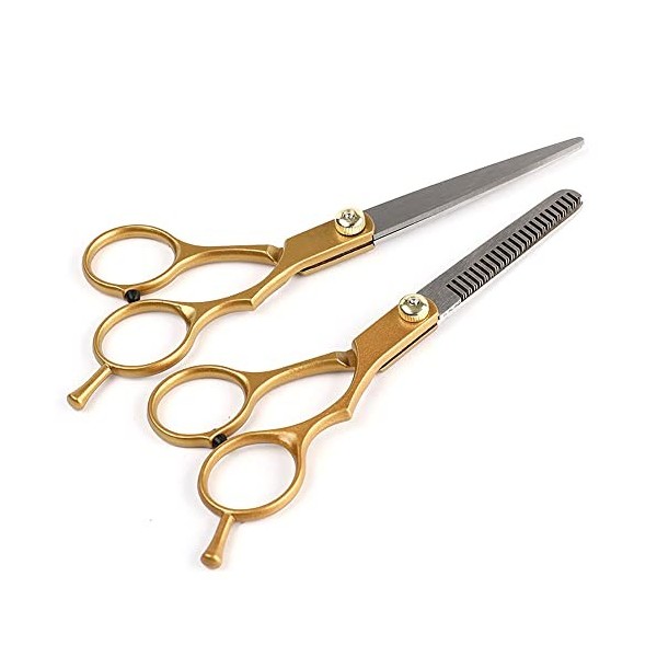 OUYOXI Ciseaux De Coiffeur, 6 Pouces De Poche Coiffeur Coiffeur Coiffeur Courbé pour La Coupe De Cheveux Beauté Coiffeur Cise