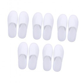 minkissy 10 Paires De Pantoufles De Spa Pantoufles Pliables Pour Voyage Pantoufles De Demoiselles DHonneur Pantoufles Confor