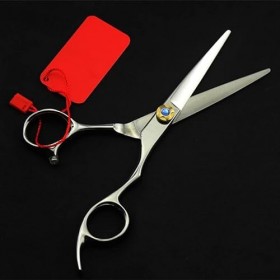 Ciseaux de coupe de cheveux, 6 pouces professionnels 9cr13, ensemble de ciseaux de coupe de cheveux, ciseaux chauds amincissa...
