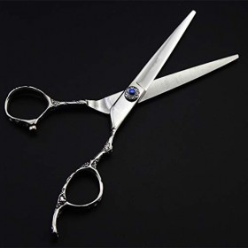 Ciseaux de coupe de cheveux, 6 pouces professionnels 440c acier prune ciseaux à cheveux coupe barbier salon de coiffure cisea...