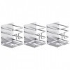 Cabilock Organisateur De Cuisine en Acier Inoxydable 3 Pièces sans Trace Support Mural pour Rasoir Support De Rangement Cintr