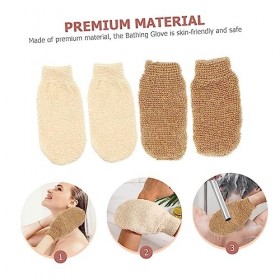 Beavorty 20 Pièces Gants De Bain Épurateur De Bain Pour Le Corps Éponge De Bain Éponge Pour Le Bain Gants De Douche Pour Femm