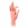 Colcolo entraînement des ongles, Kits de pratique des ongles pour pratique manucure de fausse main souple et flexible en de,